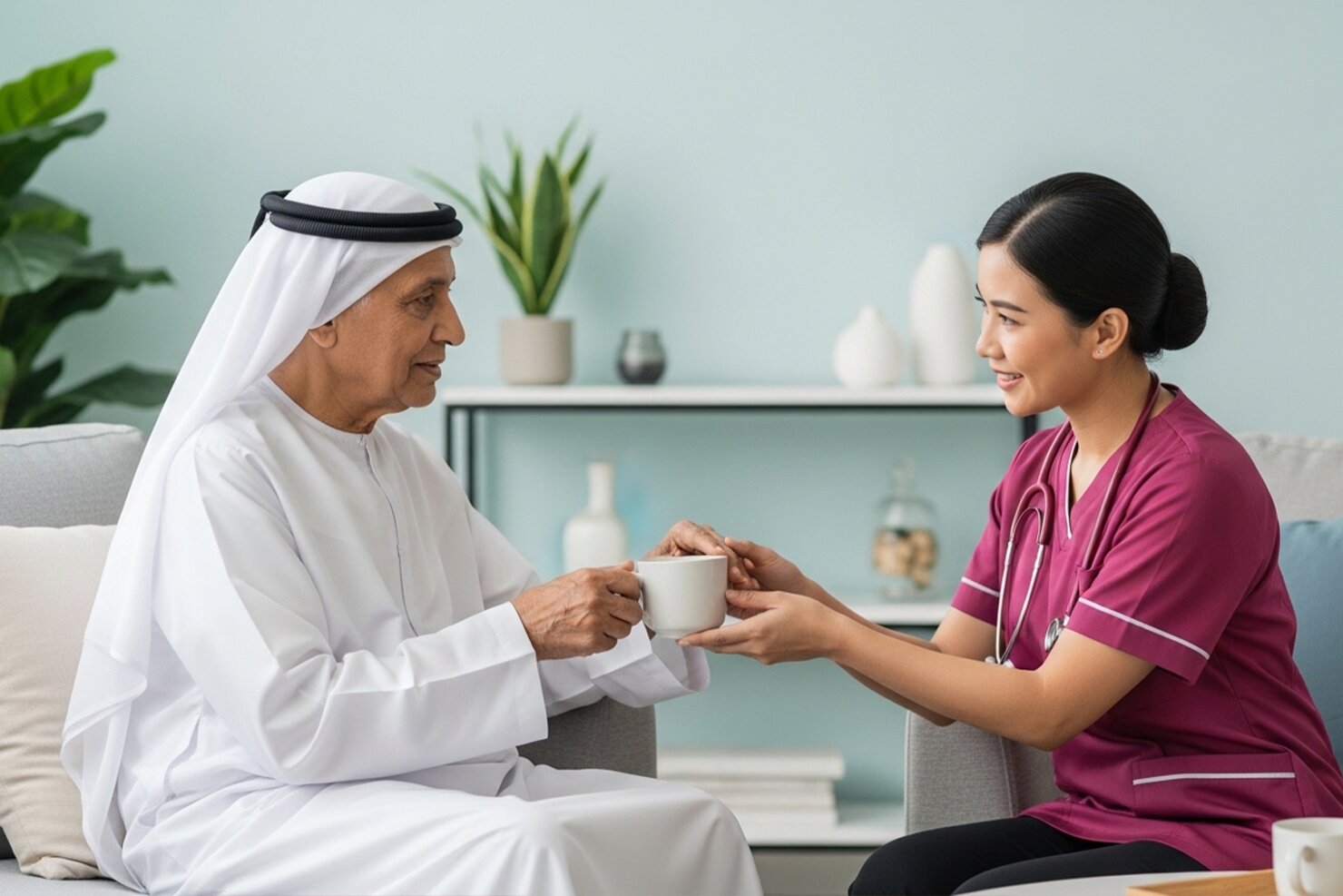 Home nursing services Qatar
